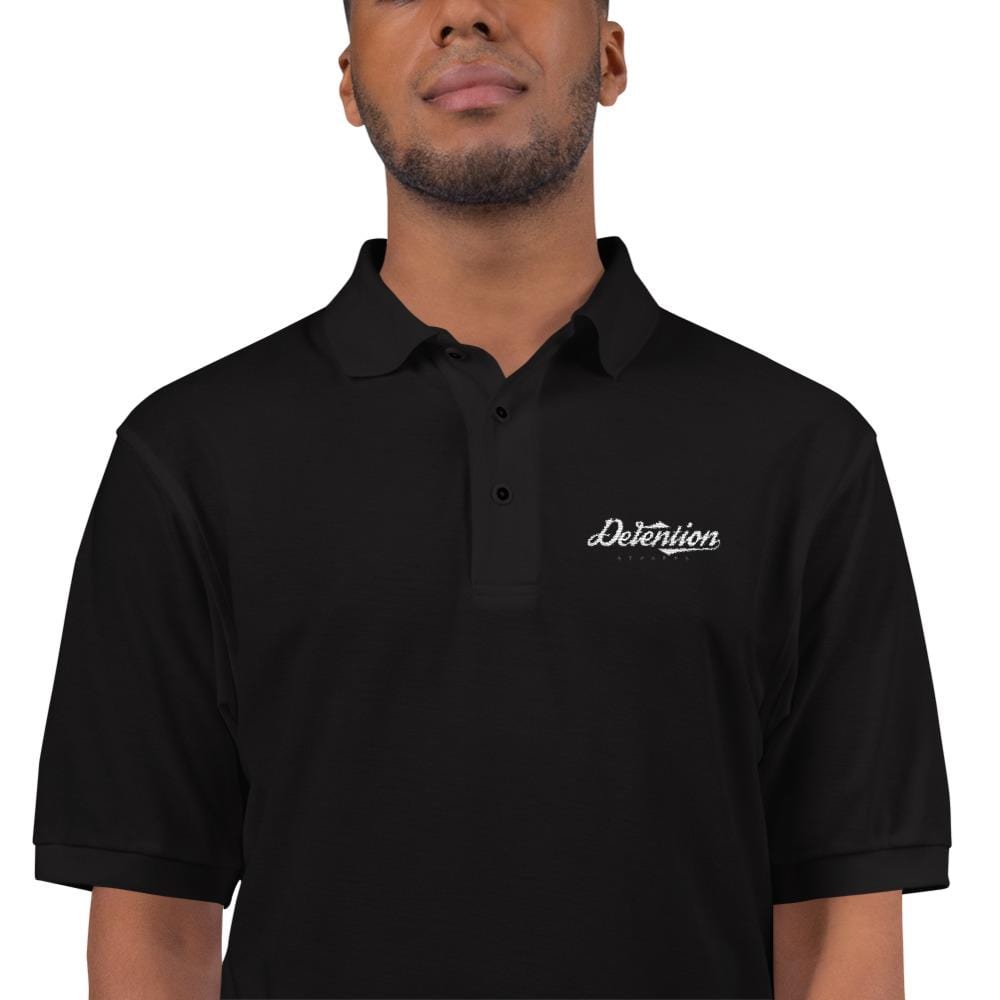 Embroidered Polo Shirt with Detention Classic Logo - Detention Apparel